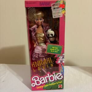 Vintage Animal Lovin Barbie 1988